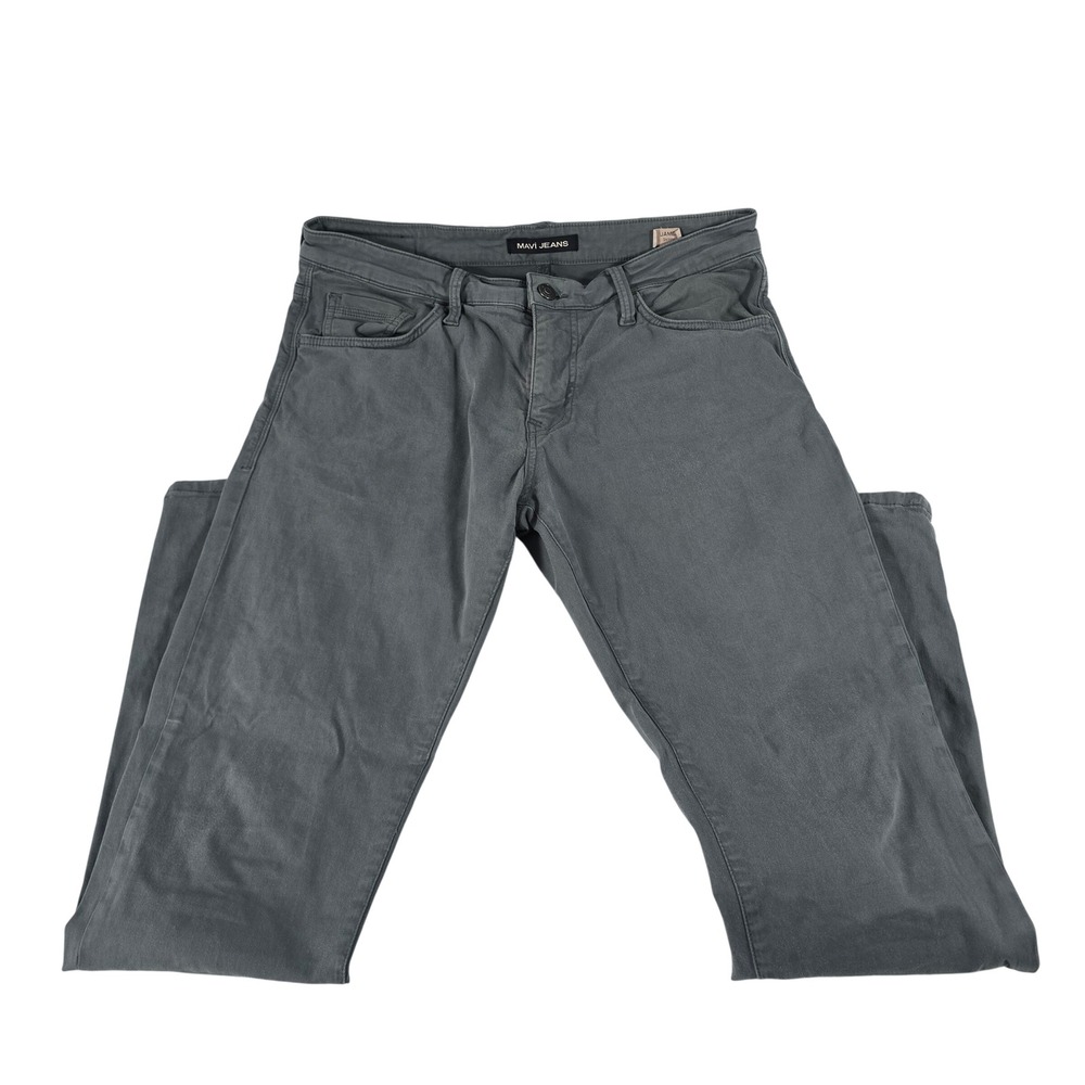 Mavi Jeans James Skinny Pants Mens 33x32 Grey Stretch Cotton Blend 0042428360